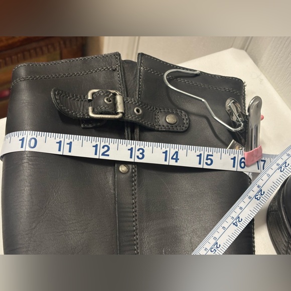 Eric Michael Black Leather Riding Boots Women’s Size 40 (Approx. Fits US 8–8.5). - Picture 7 of 16